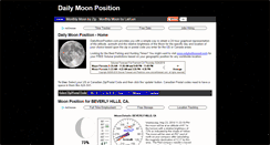 Desktop Screenshot of dailymoonposition.com